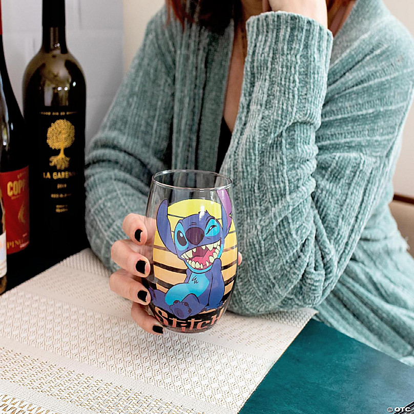 Disney Lilo & Stitch Stemless Wine Glass