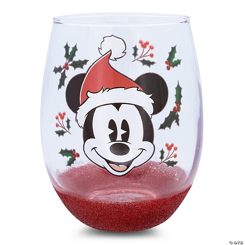 https://s7.orientaltrading.com/is/image/OrientalTrading/FXBanner_808/disney-mickey-mouse-santa-hat-teardrop-stemless-wine-glass-holds-20-ounces~14333225.jpg