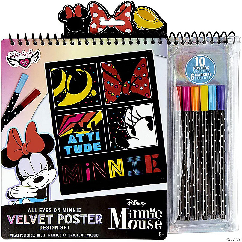 Disney Minnie Mouse Fashion Angels Velvet Poster Set