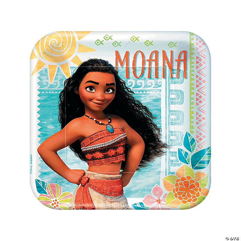 Disney Moana Party Paper Dinner Plates - 8 Ct.