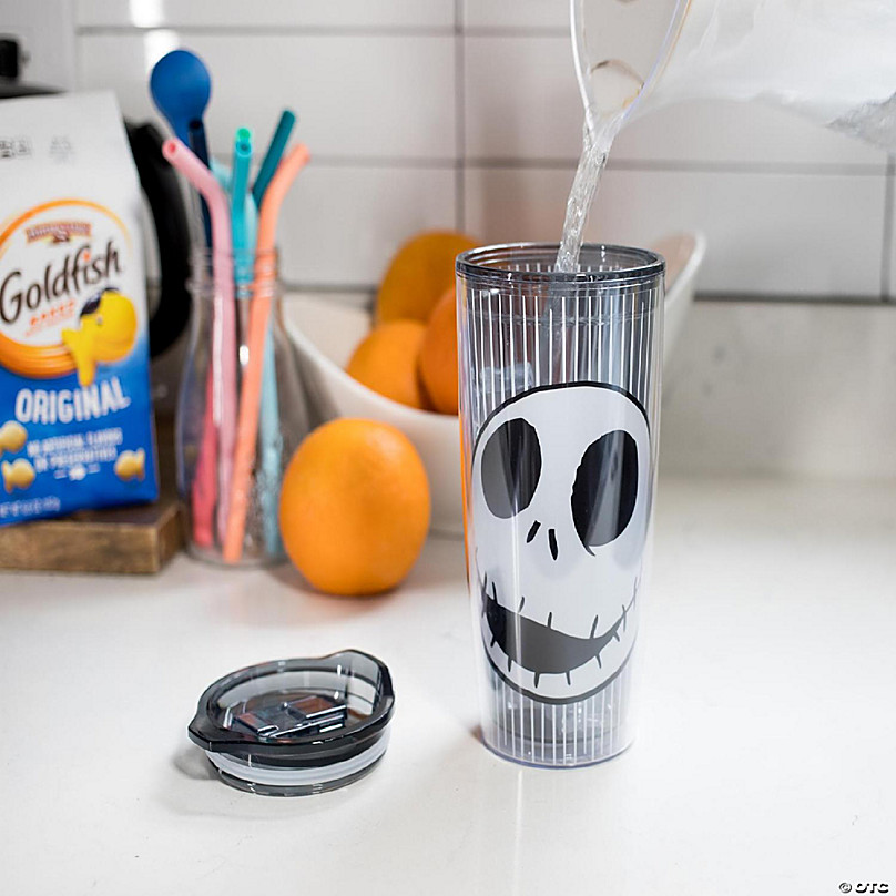 Silver Buffalo Disney The Nightmare Before Christmas Jack Sugar Skull  Plastic Travel Tumbler : Target