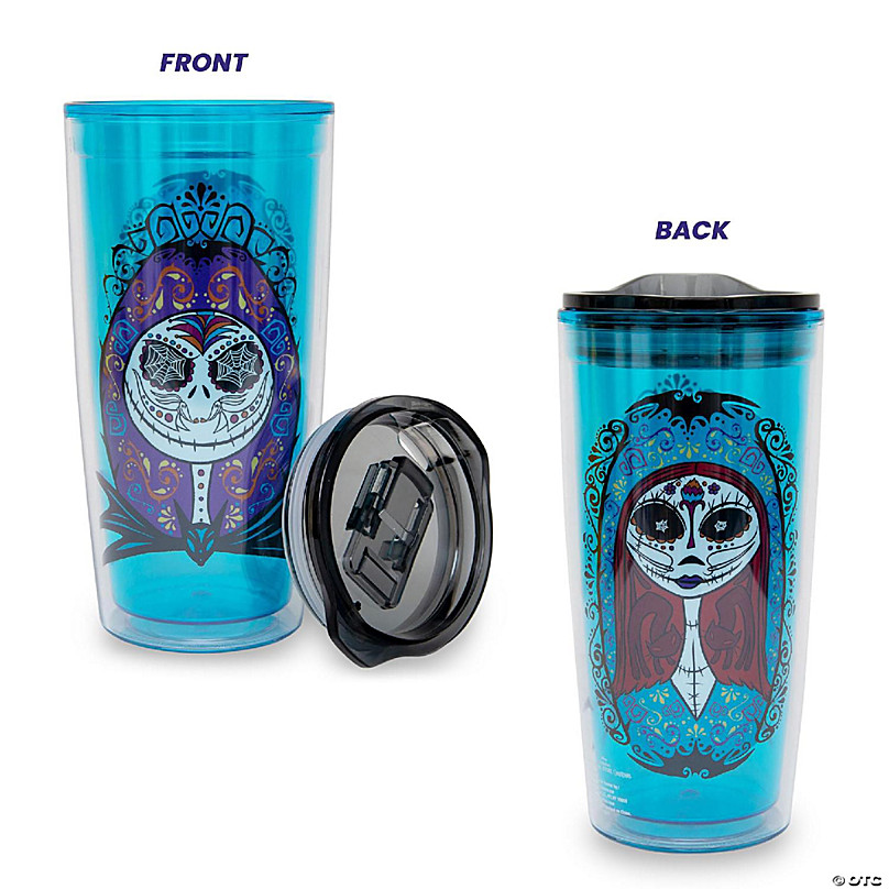 Silver Buffalo Disney The Nightmare Before Christmas Tumbler With Lid And  Straw