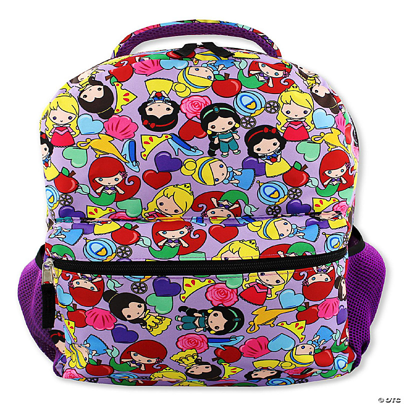 Disney Princess Emoji Girl's Soft Insulated School Lunch Box (One Size,  Purple)