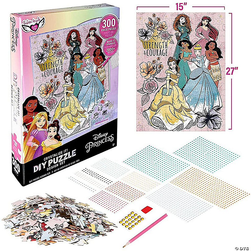 Disney Princess Fashion Angels Crystalize It! DIY Puzzle Design