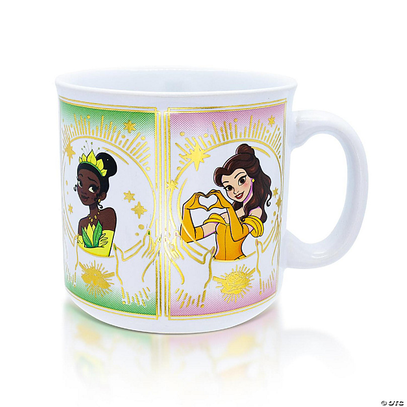 16 oz. Disney Princess Belle, Ariel, Moana & Sleeping Beauty Reusable  Plastic Favor Tumbler | Oriental Trading