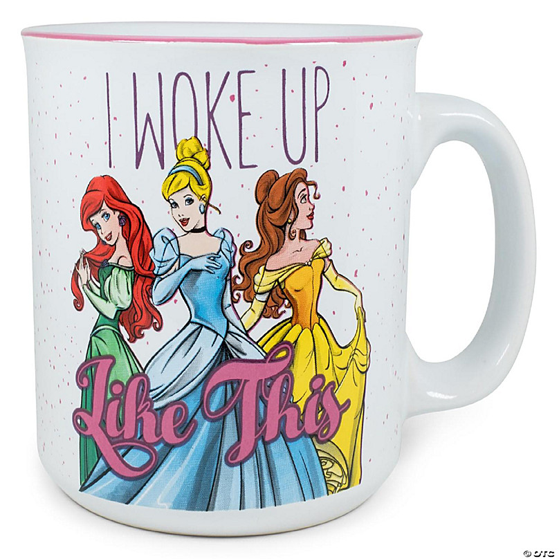 Disney Beauty and The Beast Sculpted Handle Mug Set | Each Holds 14 Ounces