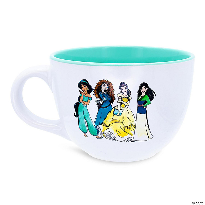 Silver Buffalo Disney Princess Courage To Be Kind Ceramic Soup Mug |  Holds 24 Ounces