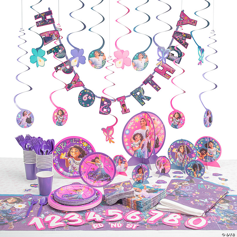 Birthday Express Kits Rainbow Wishes Party Pack for 24 
