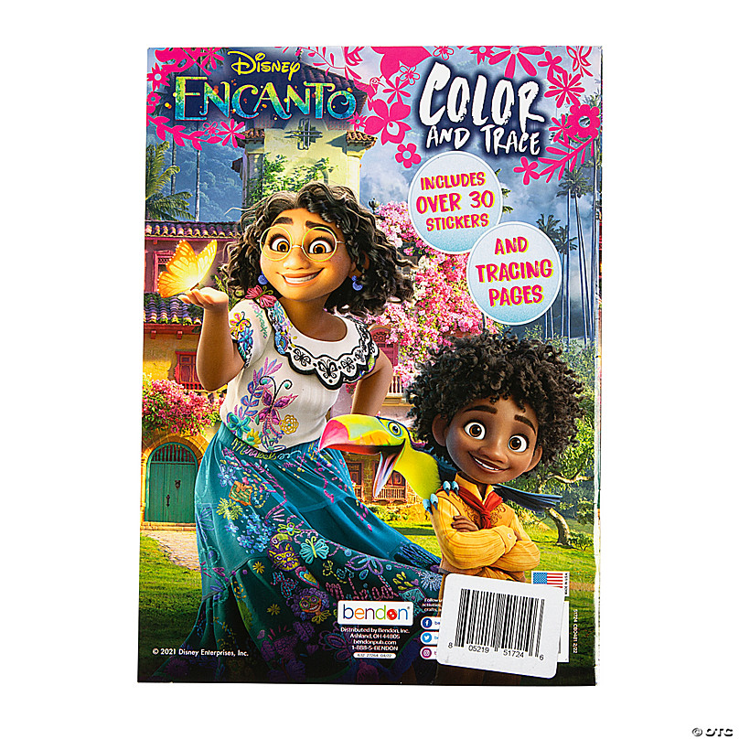 Disney's Encanto Color by Number Activity Book with Crayons