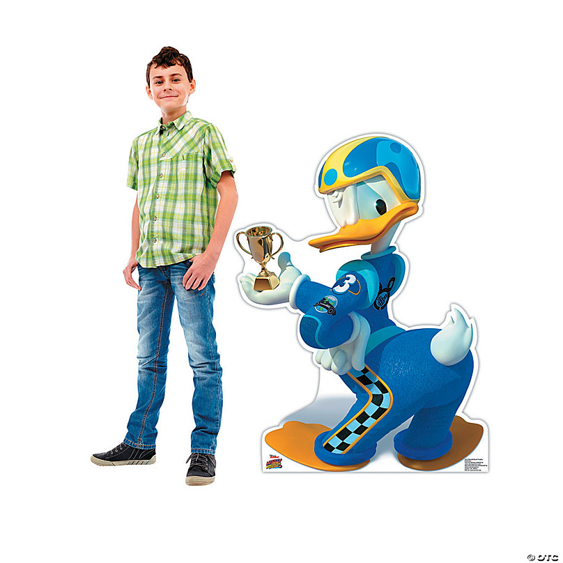 Disney’s Mickey & the Roadster Racers™ Donald Duck Life-Size Cardboard  Stand-Up