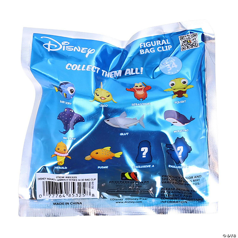 Disney Princess 3D Figural Foam Bag Clip The Little Mermaid 30th