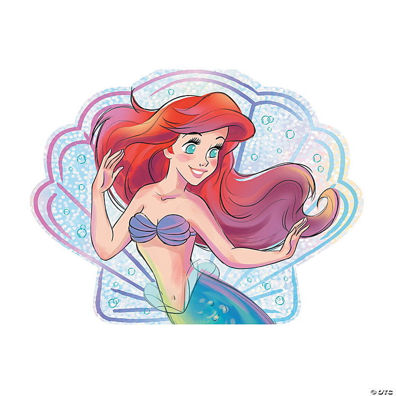 ariel mermaid outline