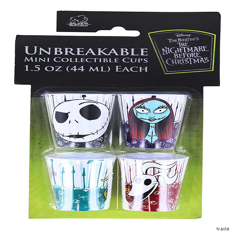 2 THE NIGHTMARE BEFORE CHRISTMAS PLASTIC CUPS NEW