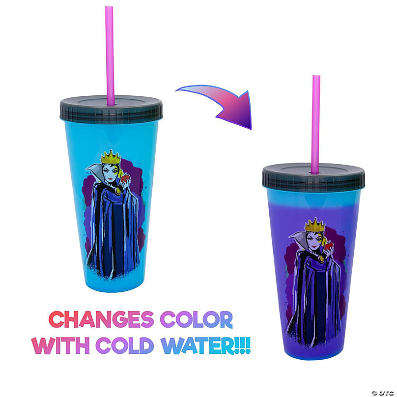 Disney Villains Color-Changing Plastic Tumblers | Set of 4