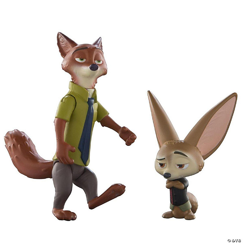 Disney Zootopia Character 2-Pack Nick & Finnick Figures | Oriental Trading