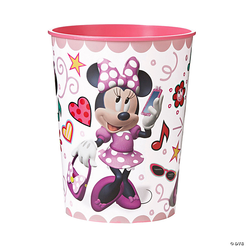 PARTY X 12 Disney Minnie Mouse Melamine Beakers Cups Camping Caravan Picnic Cup 