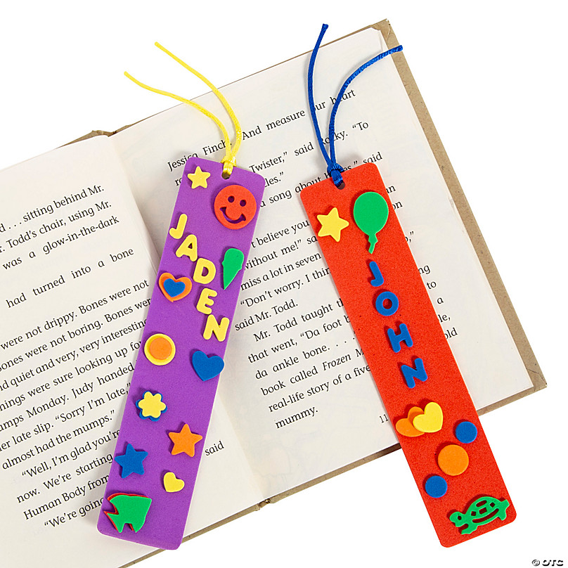 CRASPIRE DIY Bookmark Making Kit, with Paper Bookmark Cards, Flax
