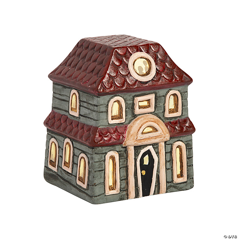 Ceramic Halloween Haunted House