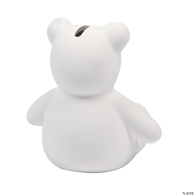 ceramic teddy bear piggy bank