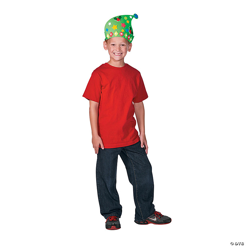 DIY Elf Hat Craft Kit - Makes 12