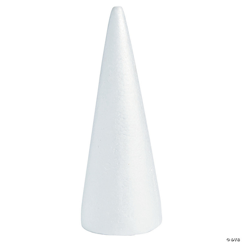 9 x 4 Inch Styrofoam Cone 1 Pc.