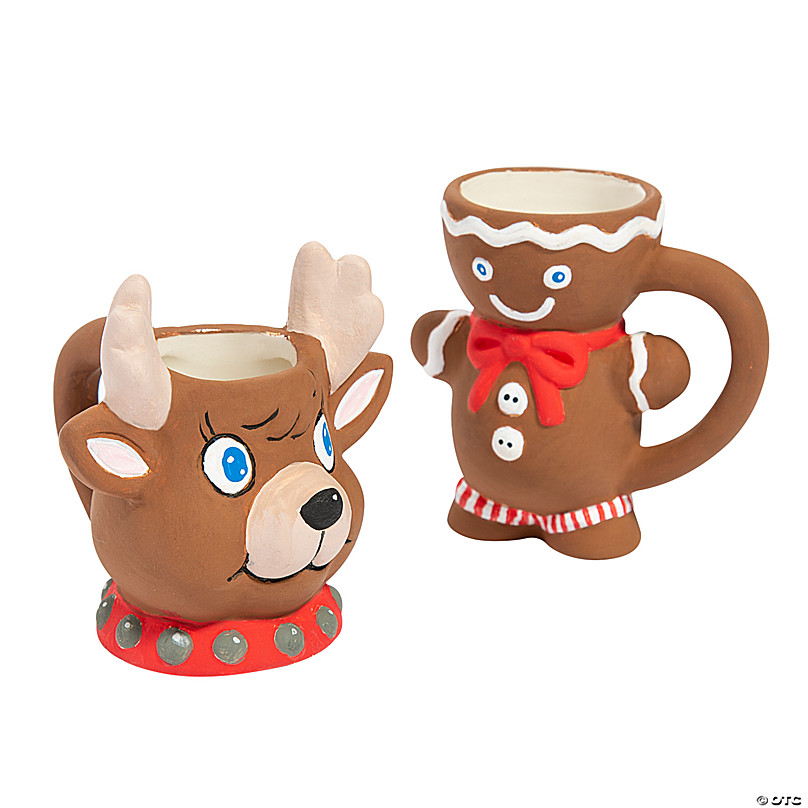 DIY Holiday Reindeer Mugs