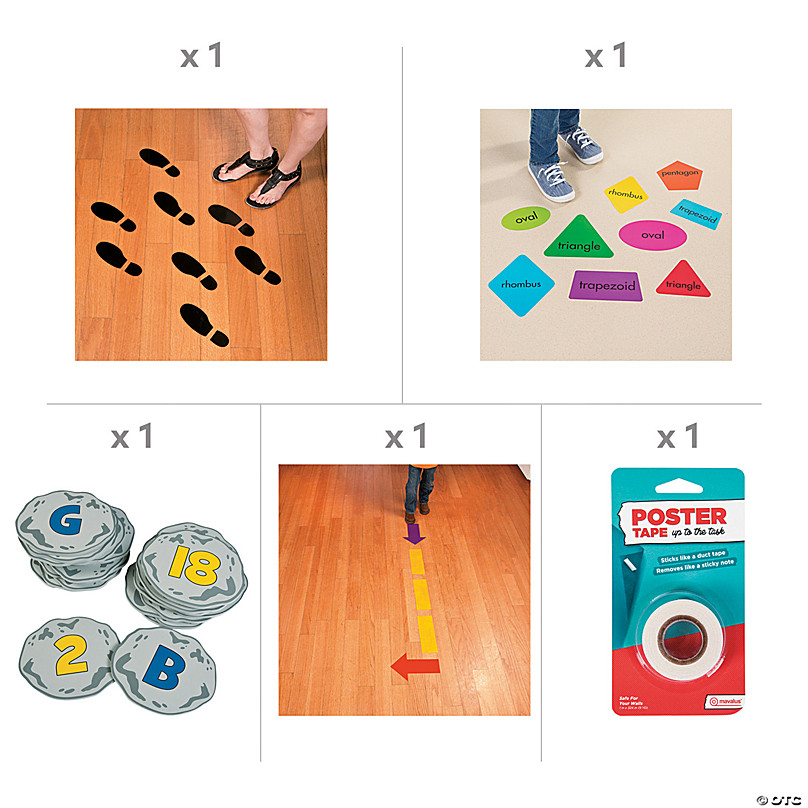 LiteMark Sensory Path Kit Includes 6 Fun Activities for Kids