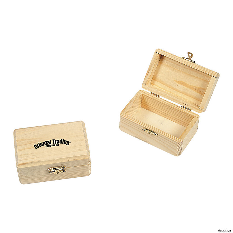 12 Pcs Handicraft Wooden Box Crates Unpainted Small Souvenir