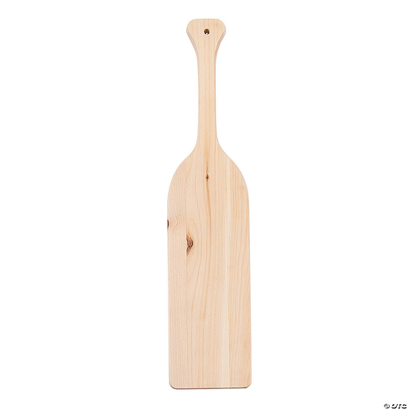 1pc Holz Paddel Langlebig Anhänger Ornament Unfinished Paddle für Handwerk 