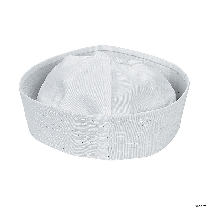 Various White Sailor Hat,Us Navy Hats for Men,22.5 23.5 Funny Party Hats Yacht Hat2 12 24 Pack 