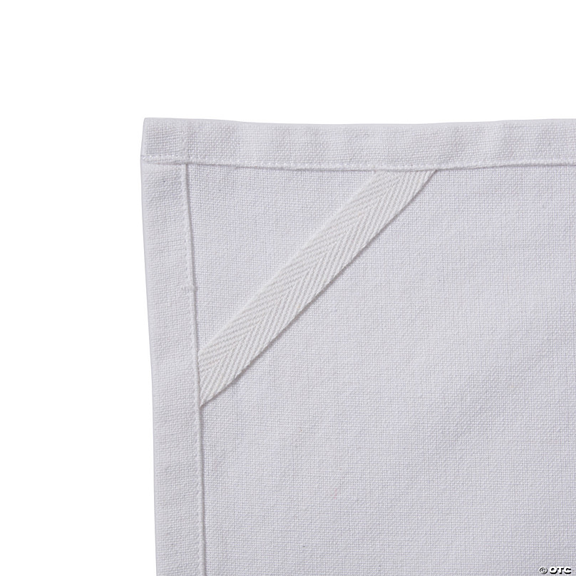 DIY White Tea Towels - 6 Pc.