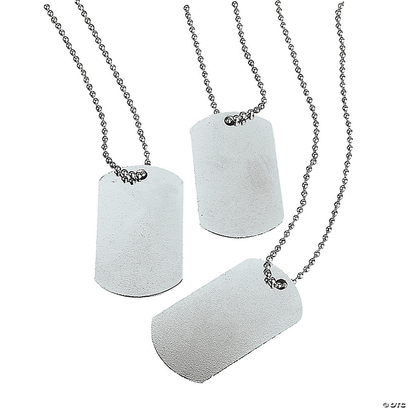 Dog Tag Necklaces | Oriental Trading