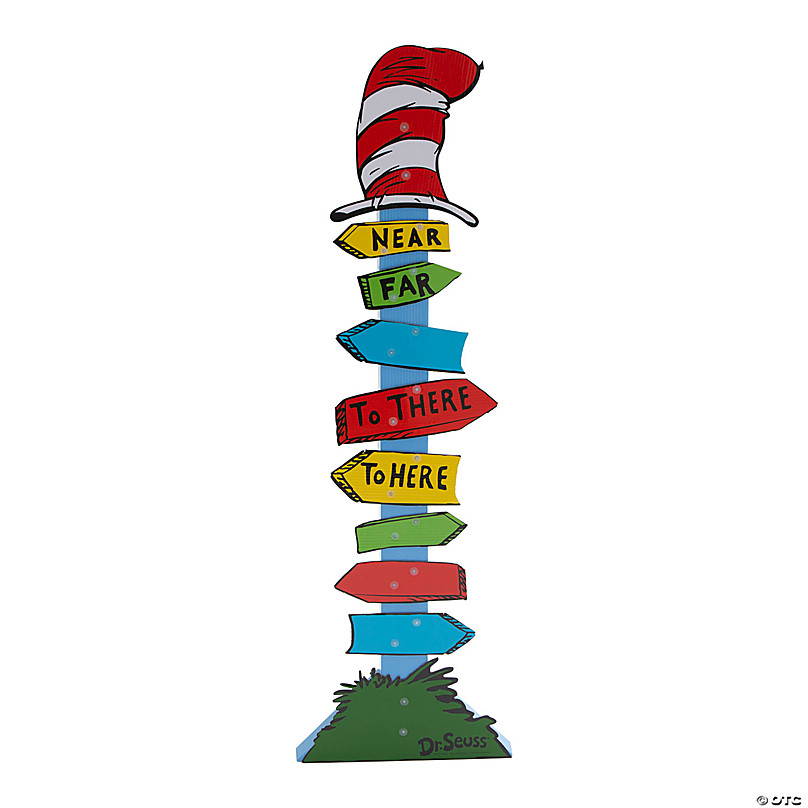 Dr. Seuss™ Directional Sign | Oriental Trading