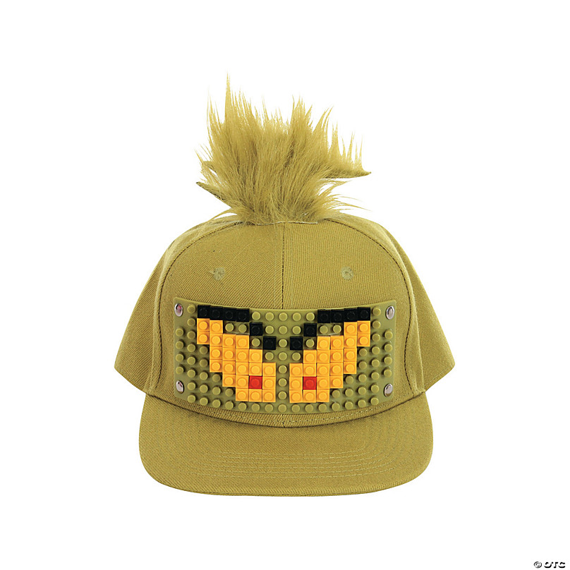 Dr Seuss The Grinch Bricky Blocks Build On Snapback Hat Kit Oriental Trading - roblox super brick hat