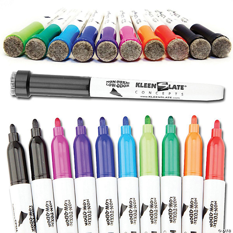 Set of 30 Personal Whiteboard Mini Dry Erase Marker Erasers