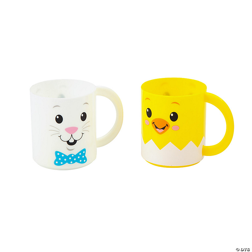 Custom Christmas Penguins Plastic Kids Mug (Personalized