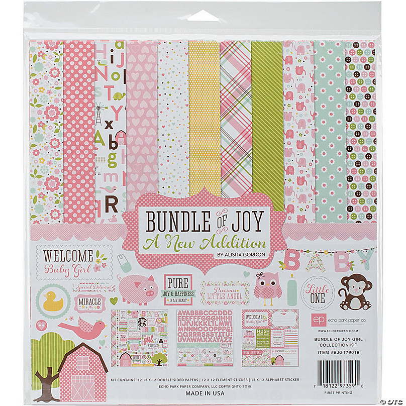 Echo Park Bundle Of Joy BABY BOY 12X12 Kit – Scrapbooksrus