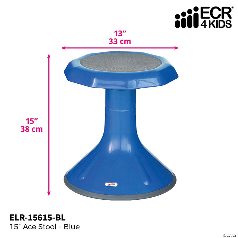 20-Inch H ECR4Kids ACE Active Core Engagement Stool for Kids Red
