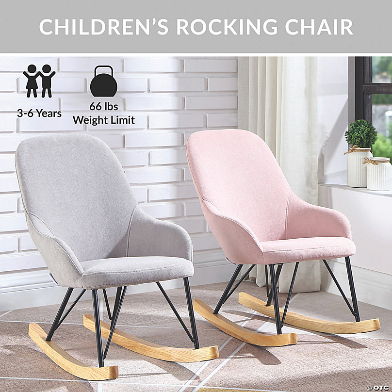 Ecr4kids Children S Modern Rocking, Child Upholstered Rocking Chair