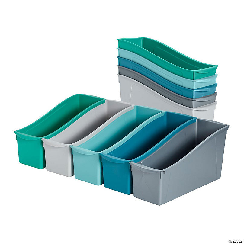 Storex Sorting and Crafts Tray, 12 x 16 Inches, Assorted Colors, Set of 12