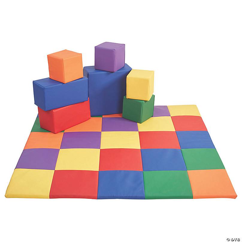 ECR4Kids SoftZone® 7-Piece Big Blocks - Primary