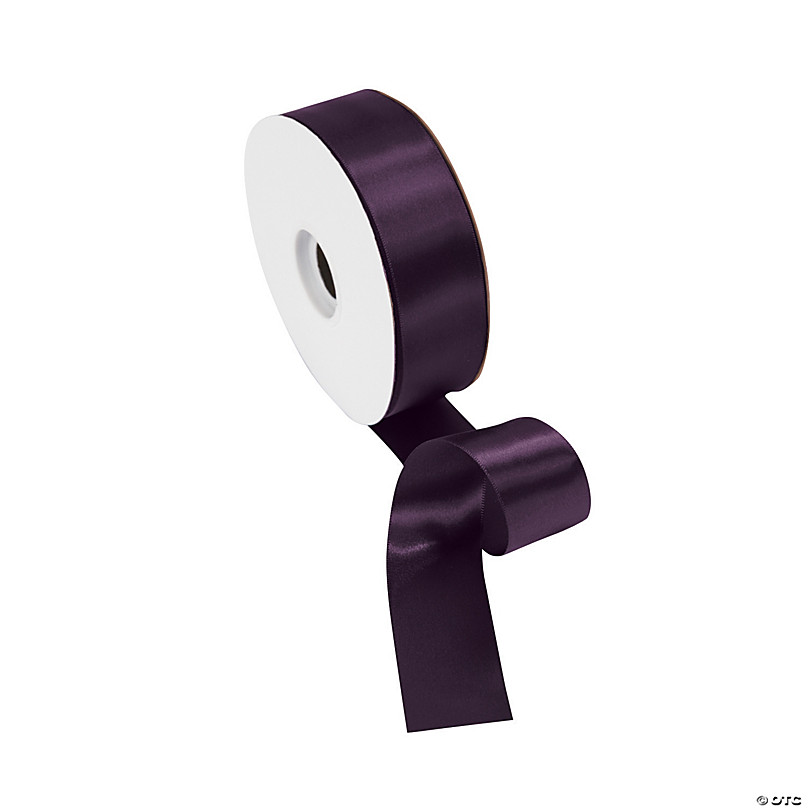 eggplant satin ribbon