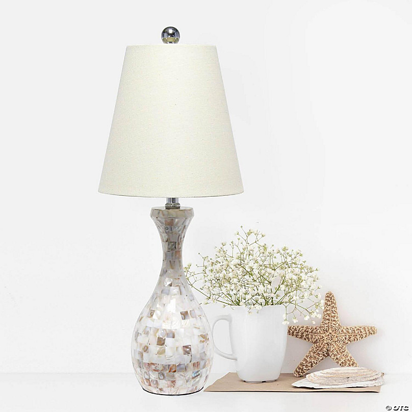 shell mosaic table lamp