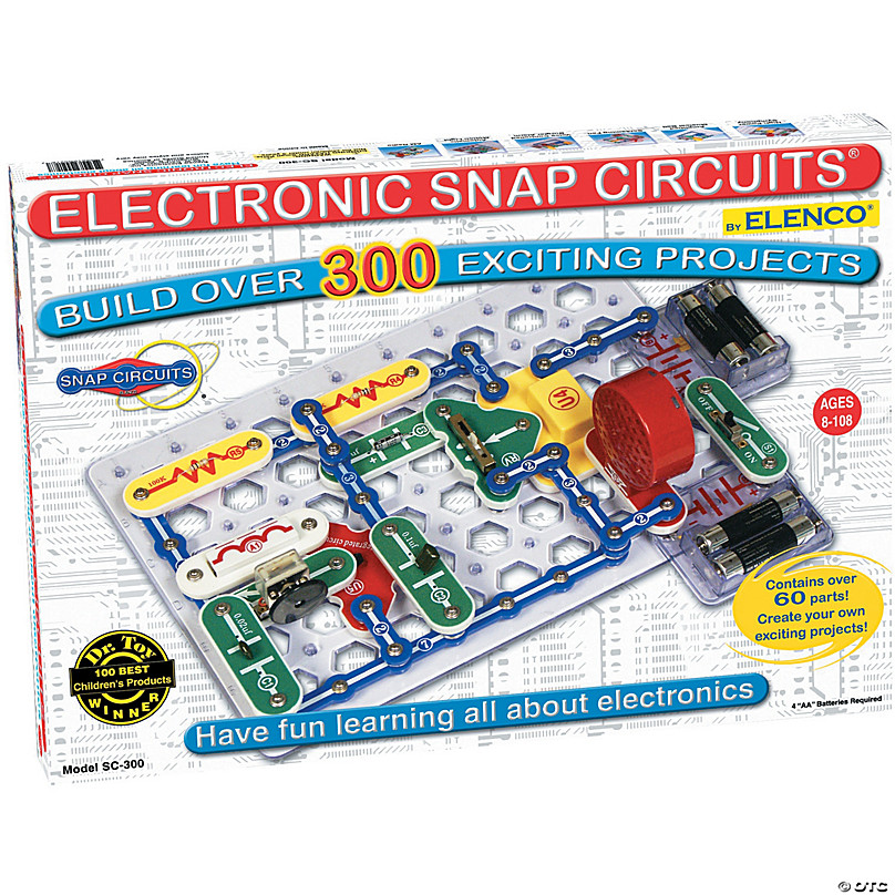 Elenco Snap Circuits Electronic Snap Kit Components 134pc Lot