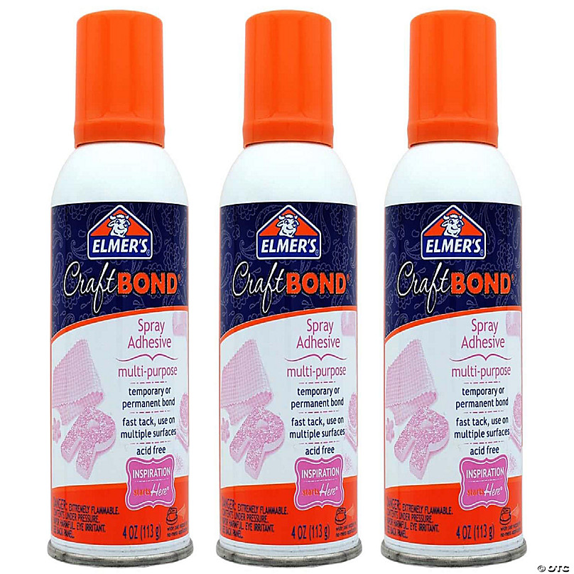 Elmer's Craftbond Multi-Purpose Spray Adhesive, 4 oz, White