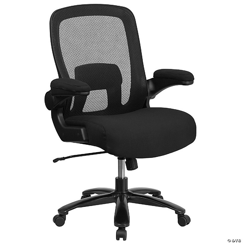 Emma and Oliver Mid-Back White LeatherSoft Ribbed Executive Swivel Office  Chair - Desk Chair