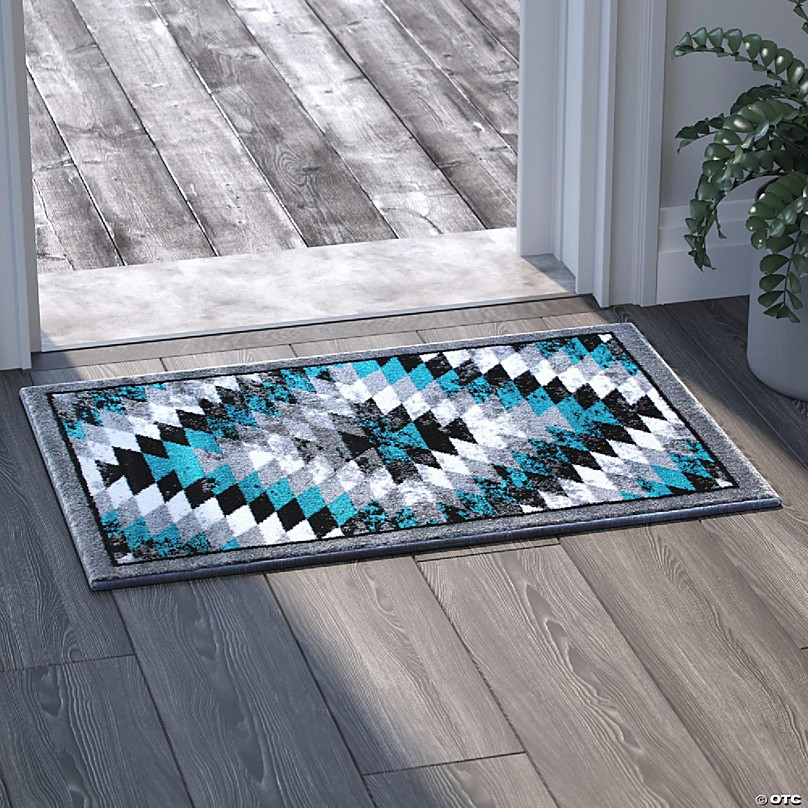 Emma + Oliver Tucson Olefin Accent Rug - Distressed Southwestern