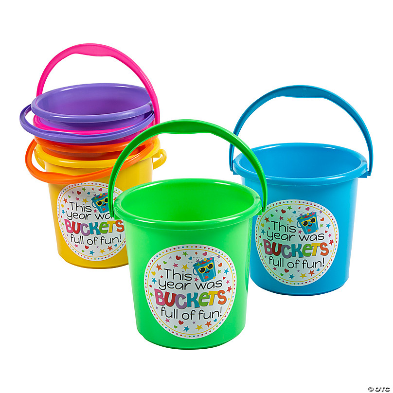 Sand Bucket Assortment - 12 Pc.