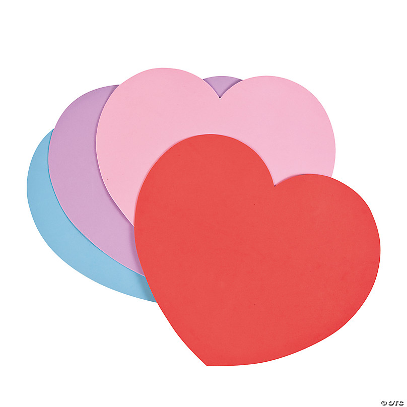 Fabulous Foam Self-Adhesive Valentine Heart Shapes, Craft Supplies,  Regular, Foam Shapes, Valentine's Day, 500 Pieces, Assorted 