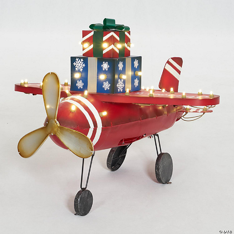 https://s7.orientaltrading.com/is/image/OrientalTrading/FXBanner_808/everstar-28-5-ul-plane-with-gift-box-sculpture-red~14219367.jpg